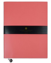 Σημειωματάριο Victoria's Journals Smyth Flexy - Πορτοκαλί, πλαστικό κάλυμμα, 96 φύλλα, В5 -1