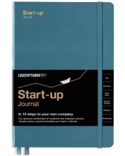 Σημειωματάριο Leuchtturm1917 - Start-up Journal, А5, Stone Blue