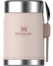 Βάζο θερμός για φαγητό με κουτάλιStanley The Legendary - Rose Quartz, 400 ml -1