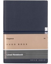 Σημειωματάριο Hugo Boss Elegance Storyline - A6, σελίδες με γραμμές, σκούρο μπλε