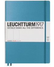 Тефтер Leuchtturm1917 - А4+, λευκές σελίδες, Nordic Blue