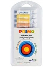 Χρώματα Tempera Primo - 12 χρώματα x 7,5 ml