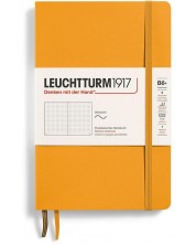 Σημειωματάριο Leuchtturm1917 Paperback - B6+, πορτοκαλί, διακεκομμένες σελίδες, μαλακό εξώφυλλο