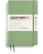 Σημειωματάριο Leuchtturm1917 Paperback - B6+, ανοιχτό πράσινο, διακεκομμένες σελίδες, σκληρό εξώφυλλο