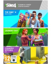 The Sims 4 + Clean and Cozy Starter Bundle Expansion -Κωδικός σε κουτί