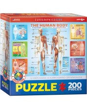 Παζλ Eurographics 200 κομμάτια - Το ανθρώπινο σώμα