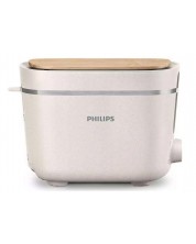 Τοστιέρα Philips - HD2640/10, 830W, με 8 επίπεδα θερμοκρασίας, λευκό -1