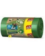Σακούλες απορριμμάτων  Fino - Green Life Easy pack, 35 L,22 τεμάχια, πράσινο -1