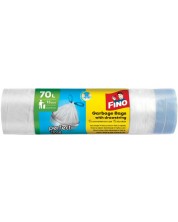 Σακούλες απορριμμάτων  Fino - Color, 70 L, 15 τεμάχια, λευκό -1