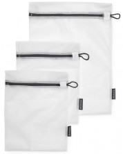 Τσάντες για ευαίσθητα ρούχα Brabantia - 3 τεμάχια, 2 μεγέθη, λευκό/γκρι