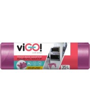 Σακούλες απορριμμάτων viGO! - Standard, με άρωμα, 35 l, 26 τεμάχια, ποικιλία -1