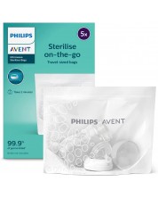 Σακούλες για αποστείρωση σε φούρνο μικροκυμάτων  Philips Avent - 5 τεμάχια -1