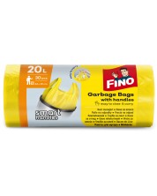 Σακούλες απορριμμάτων  Fino - Color, 20 L, 30 τεμάχια, κίτρινο -1