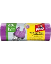 Σακούλες απορριμμάτων Fino - Color, 60 L, 20 τεμάχια, μωβ