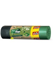 Σακούλες απορριμμάτων  Fino - Green Life, 60 L, 10 τεμάχια, πράσινο -1