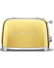 Τοστιέρα Smeg - TSF01GOEU 50's Style, 950W,6 επίπεδα ,κίτρινο -1