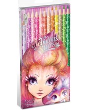 Χρωματιστά μολύβια Nebulous Stars - Princess Petulia, 12 τεμάχια