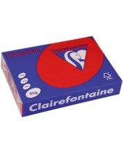 Έγχρωμο φωτοτυπικό χαρτί Clairefontaine - A3, 80 g/m2, 100 φύλλα, Intensive Red   -1