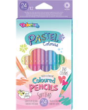 Χρωματιστά μολύβια Colorino Pastel - 12 χρώματα