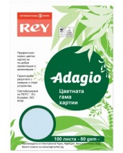 Έγχρωμο φωτοτυπικό χαρτί  Rey Adagio - Blue, A4, 80 g, 100 φύλλα -1
