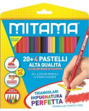 Χρωματιστά μολύβια Mitama - 24 χρώματα