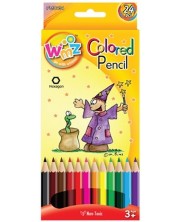 Χρωματιστά μολύβια Beifa WMZ - 24 χρώματα -1