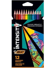 Χρωματιστά μολύβια BIC - Ένταση, 12 χρωμάτων -1