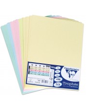 Έγχρωμο φωτοτυπικό χαρτί  Clairefontaine - A4,50 φύλλα,160 g/m2, παστέλ χρώματα -1