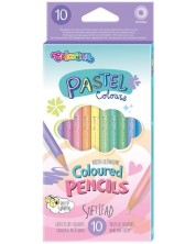 Χρωματιστά μολύβια Colorino Pastel - 10 χρώματα