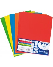 Έγχρωμο χαρτί αντιγραφής Clairefontaine - A4, 50 φύλλα, 210 g/m2, έντονα χρώματα -1