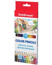 Χρωματιστά μολύβια Erich Krause - 12 χρώματα -1