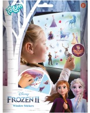 Totum Creative Set - Διακοσμήστε μόνοι σας με αυτοκόλλητα για γυαλί, Frozen 2