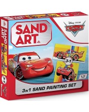 Δημιουργικό Σετ με κινητική άμμο Red Castle - Sand Art, Cars 3