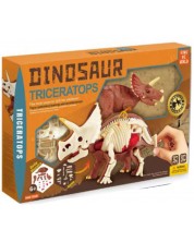 Δημιουργικό σετ  King Me World -Συναρμολογήστε ένα 3D Triceratops -1