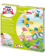 Σετ από πηλό  Staedtler Fimo Kids- Πεταλούδα, 4 x 42 γρ