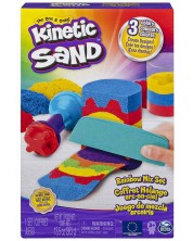 Δημιουργικό σετ κινητικής άμμου Kinetic sand - Rainbow -1