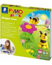 Δημιουργικό σετ Staedtler Fimo Kids - DIY Πήλινες Φιγούρες, Happy Bees -1