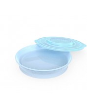 Πιάτο  Twistshake Plates Pastel - Μπλε, άνω των 6 μηνών
