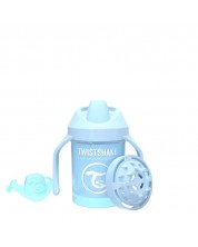 Κύπελλο μωρού με αντάπτορα  Twistshake Mini Cup-μπλε,230 ml -1