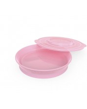 Πιάτο  Twistshake Plates Pastel - ροζ, άνω των 6 μηνών