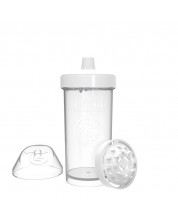 Κύπελλο μωρού με αντάπτορα   Twistshake Kid Cup -Λευκό, 360 ml