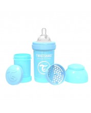 Μπιμπερό κατά των κολικών  Twistshake Anti-Colic Pastel - Μπλε, 330 ml