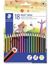 Χρωματιστά μολύβια Staedtler Noris Colour 185 - 18 χρώματα
