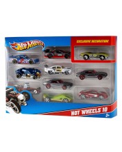 Σετ 10 αυτοκινήτων Mattel Hot Wheels