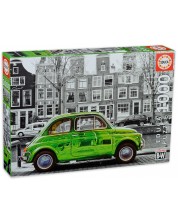 Παζλ Educa 1000 κομμάτια - Αυτοκίνητο στο Άμστερνταμ -1