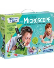 Σετ Clementoni Science & Play - Το πρώτο μου Μικροσκόπιο, με αξεσουάρ