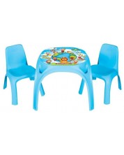 Παιδικό τραπέζι με καρέκλες Pilsan King - Μπλε