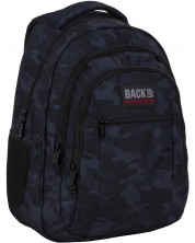 Σχολική τσάντα Derform BackUp - Black Camouflage -1