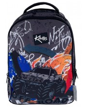 Σχολική τσάντα   Kaos 2 σε 1 - Off Road,  4 θήκες