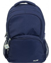 Σχολική τσάντα  Milan 1918 -με 2 θήκες, σκούρο μπλε, 25 l -1